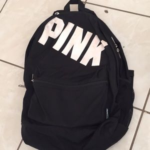Pink backpack